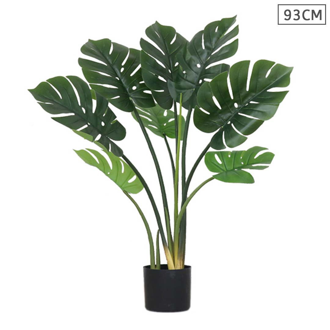 SOGA 93cm Artificial Potted Turtle Back Plant