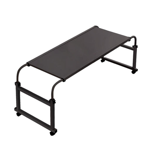 SOGA 120x45cm Black Cross Bed Movable Desk Table w/ Adjustable Length & Height