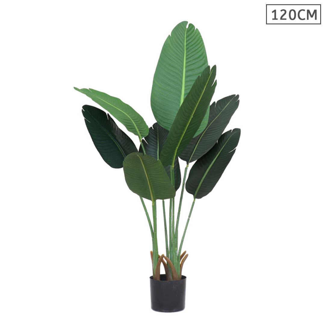 SOGA 120cm Artificial Traveler Banana Plant