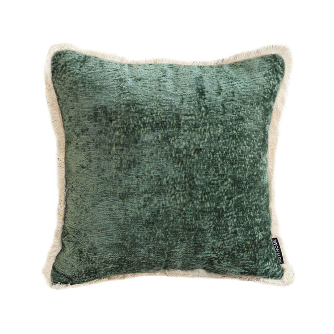 Green Luxe Chenille Pillow