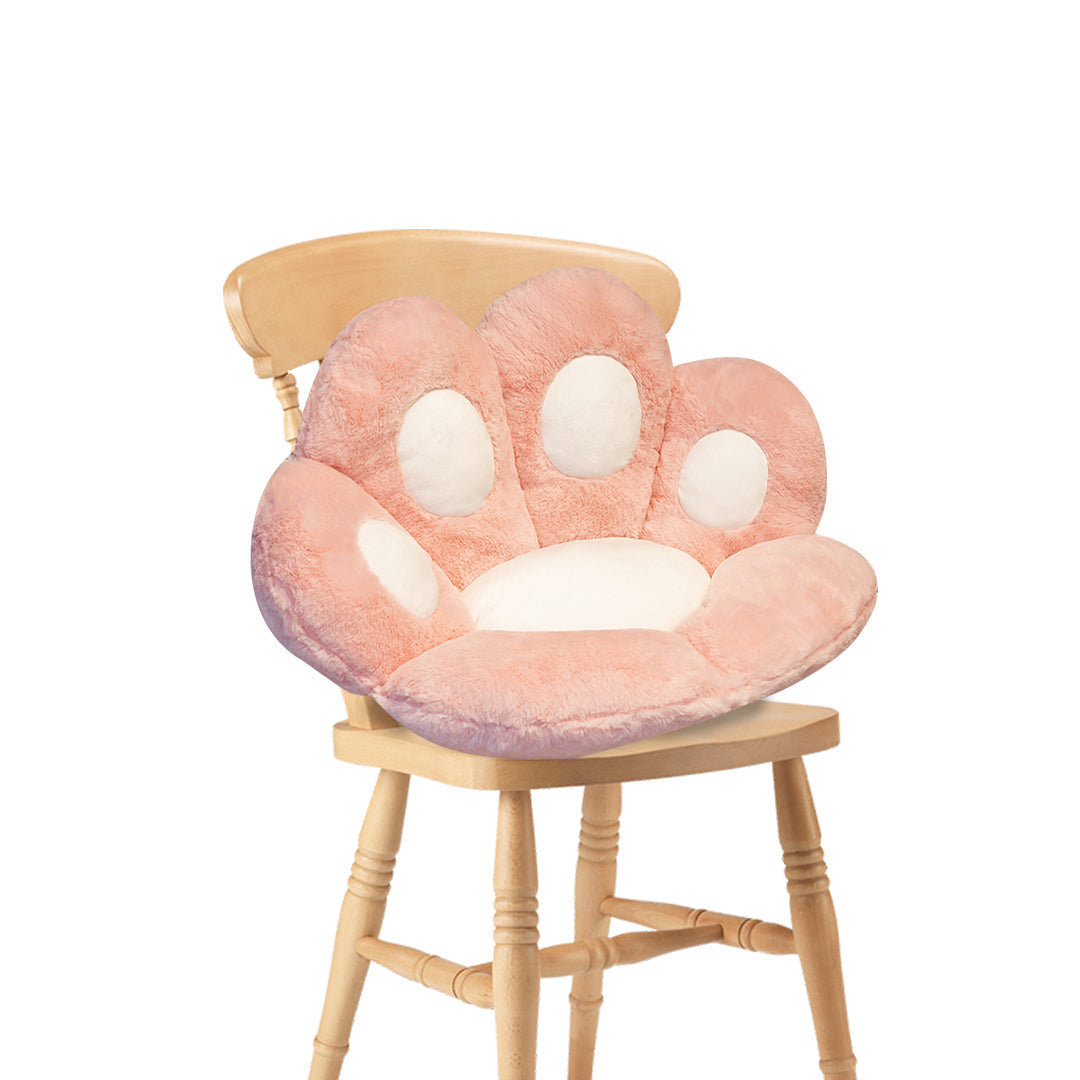 70cm Pink Paw Shape Cushion