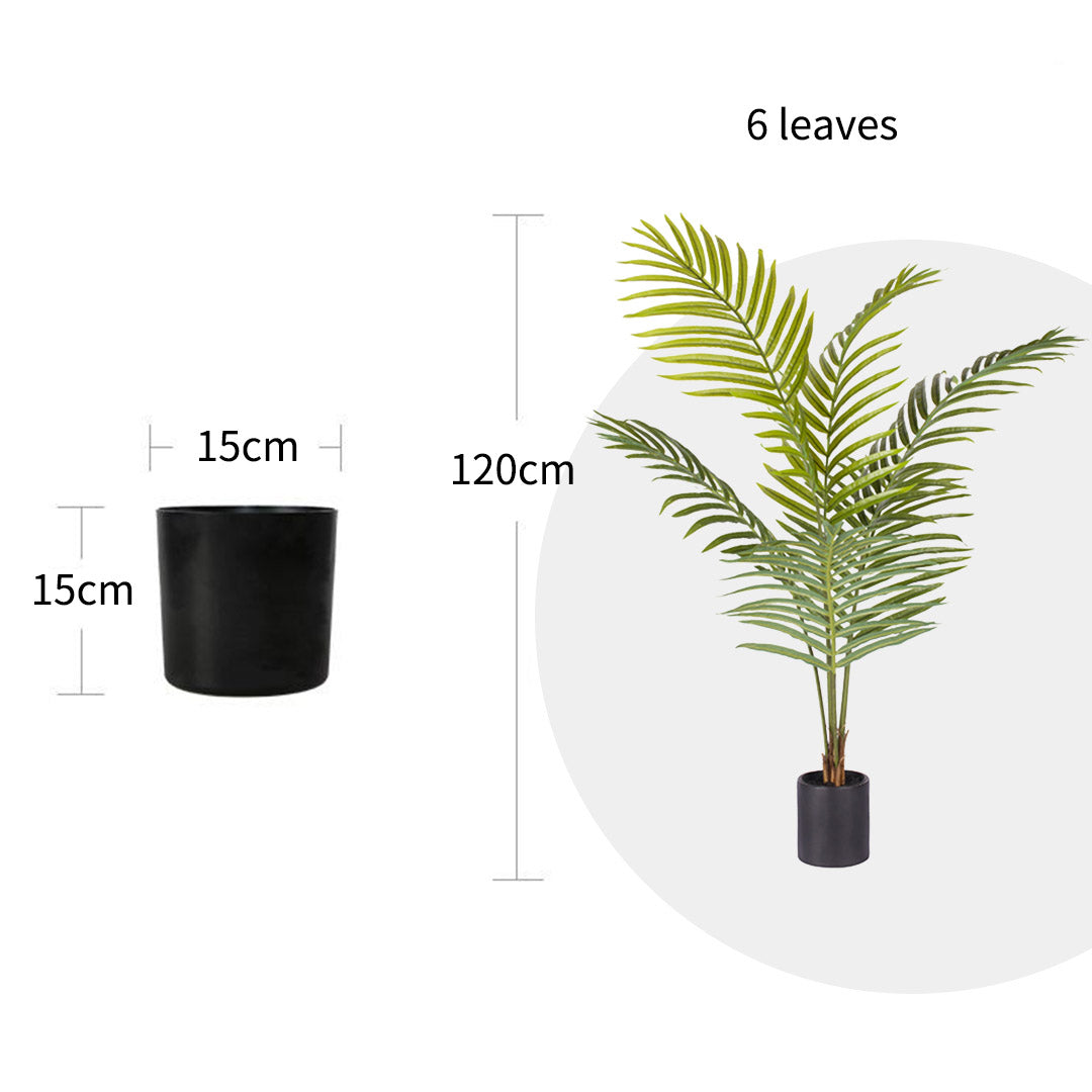 SOGA 120cm Artificial Rogue Areca Palm Tree