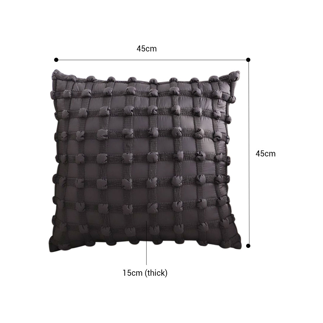 Checkered Square Throw Pillow