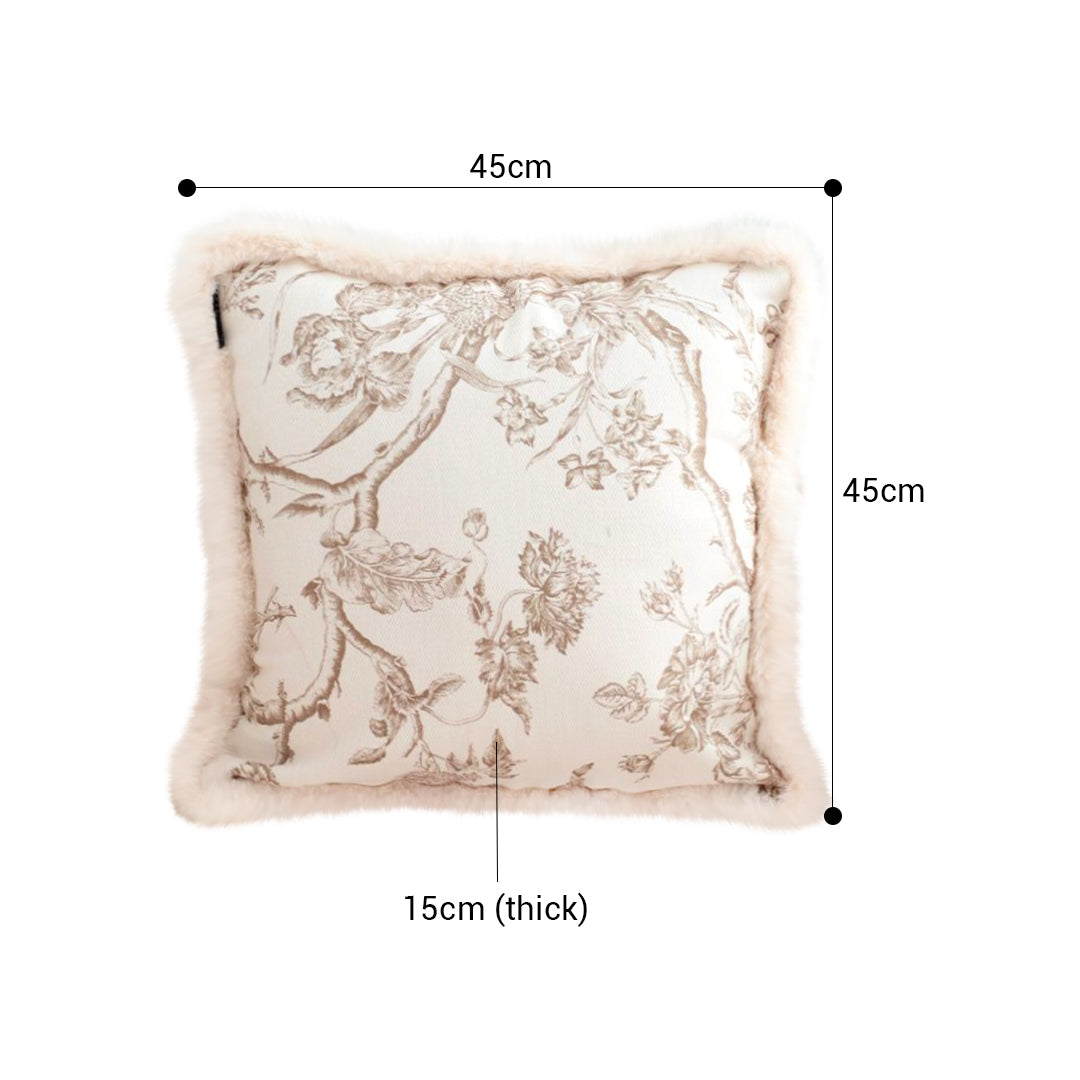 Warm elegance Throw Pillow