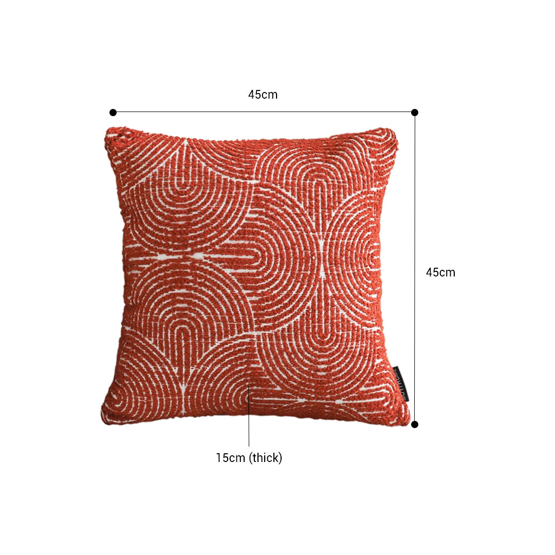 Candy Red Throw Pillow