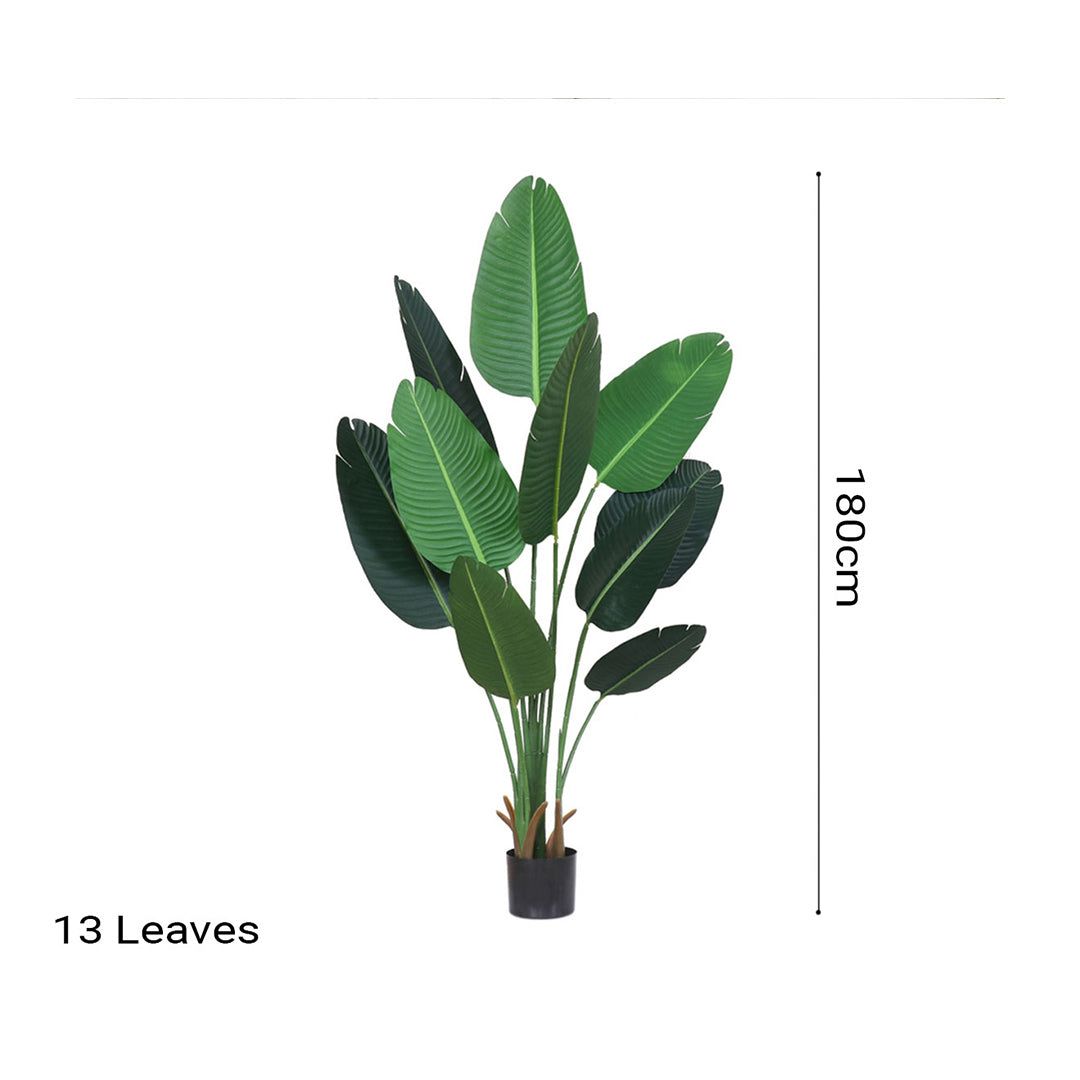 SOGA 180cm Green Artificial Indoor Nordic Wind Traveler Banana Plant