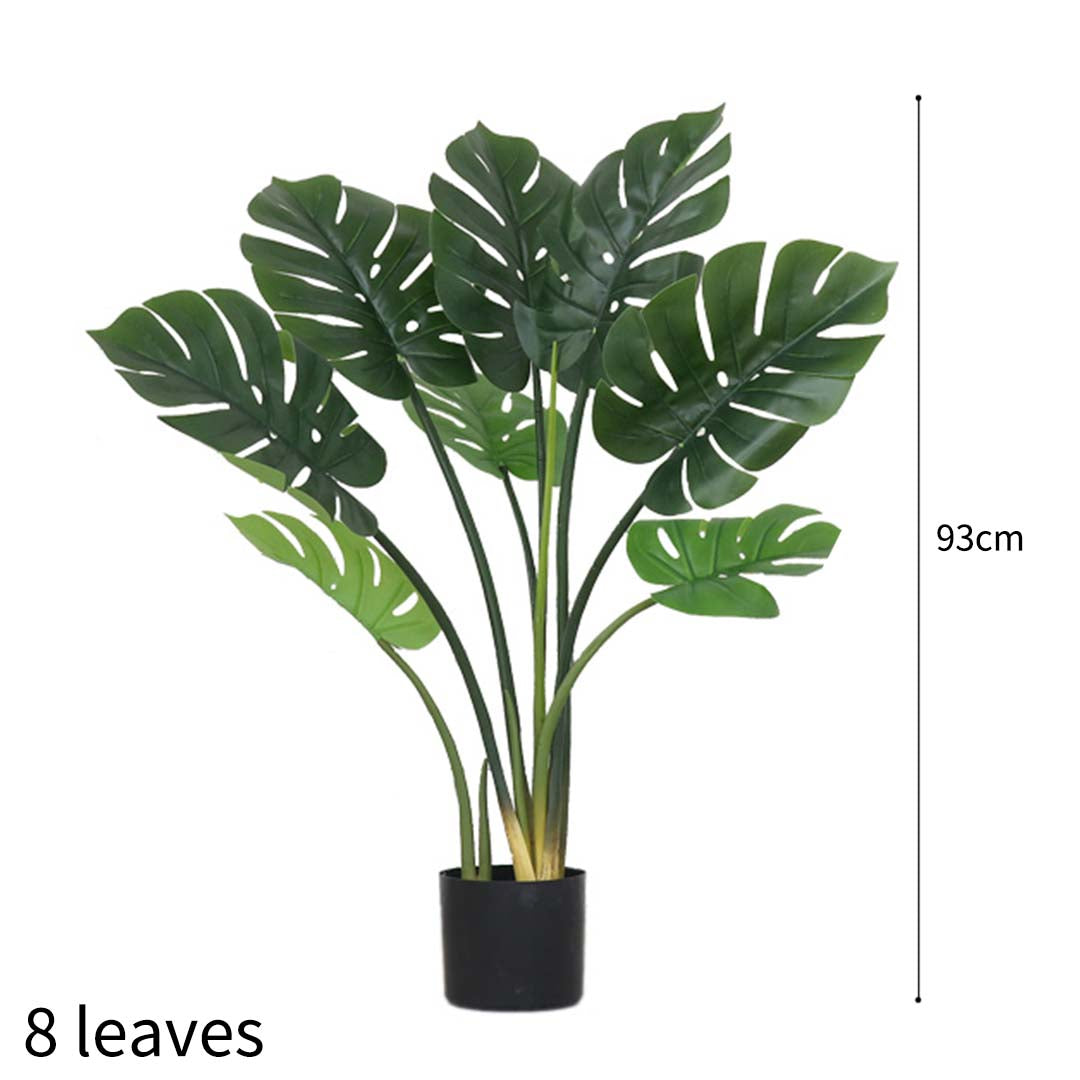 SOGA 93cm Artificial Potted Turtle Back Plant