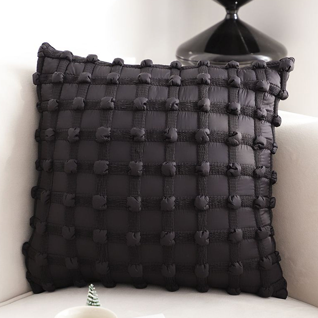 Checkered Square Throw Pillow