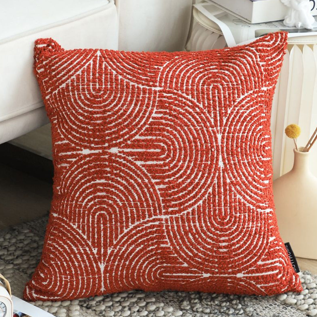 Candy Red Throw Pillow