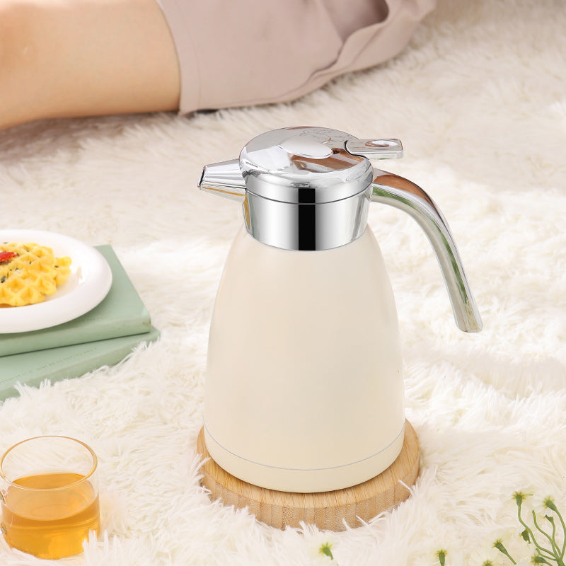 SOGA 2.2L Stainless Steel Kettle White