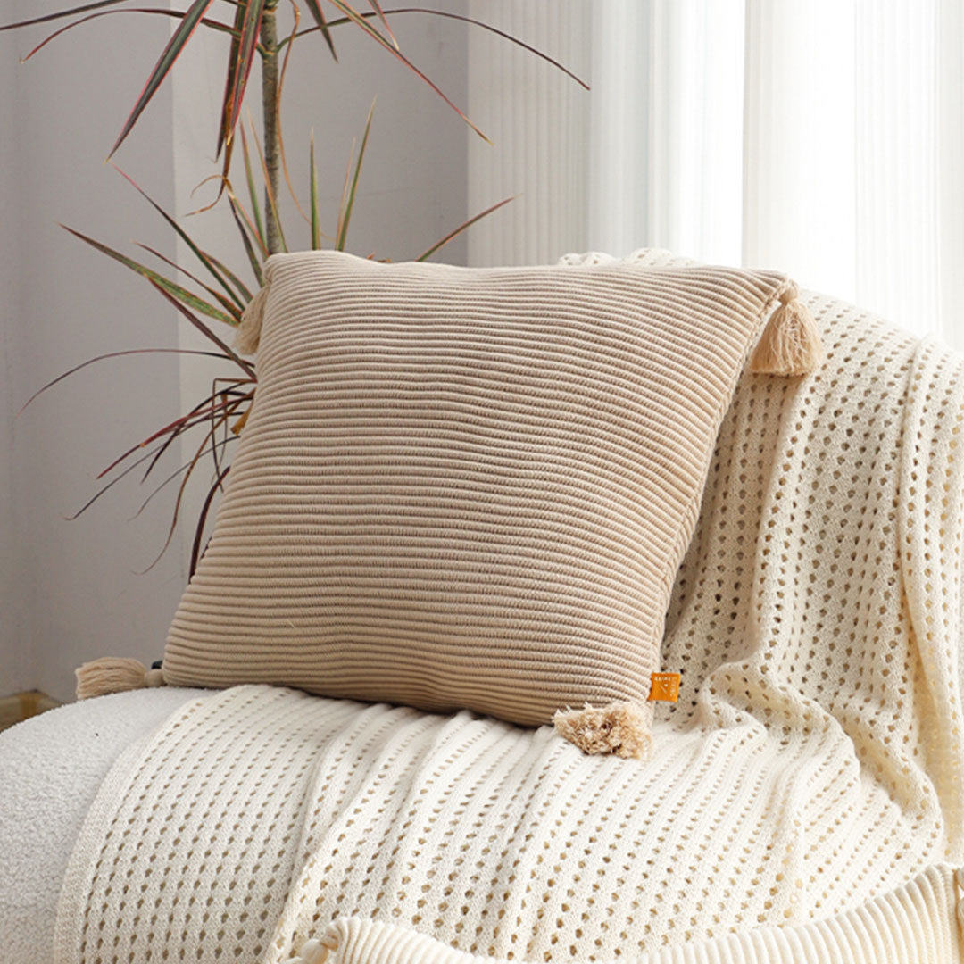 Textured Square Pillow