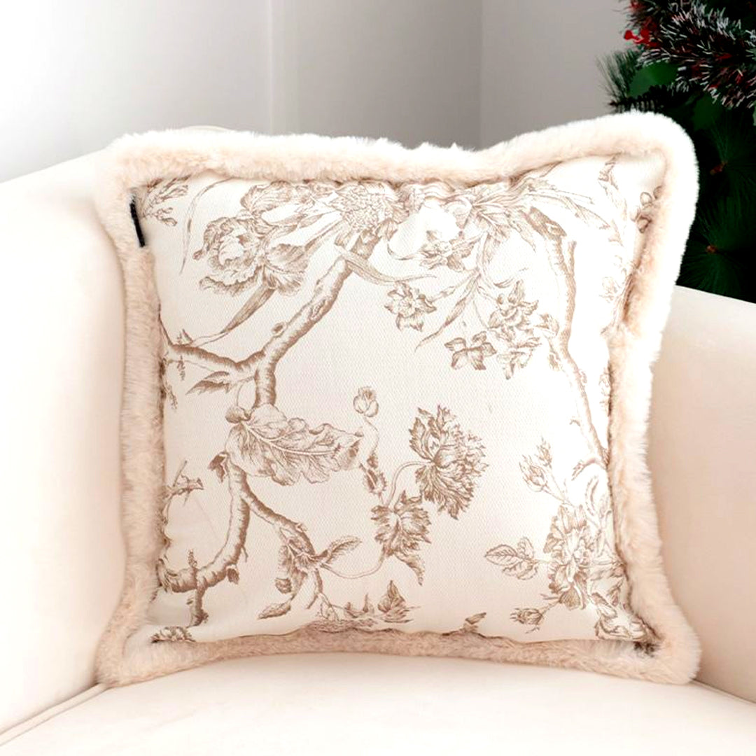 Warm elegance Throw Pillow