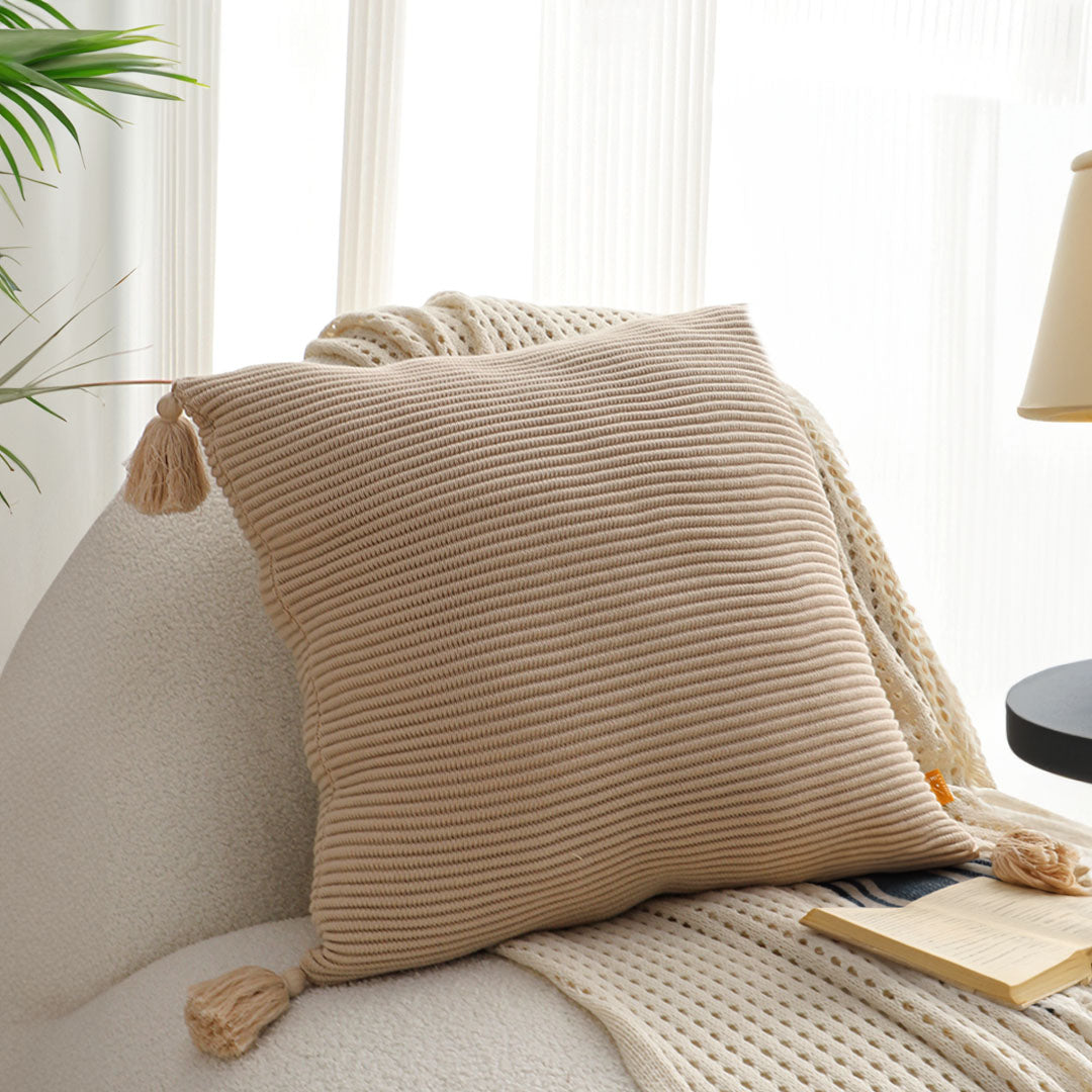 Textured Square Pillow