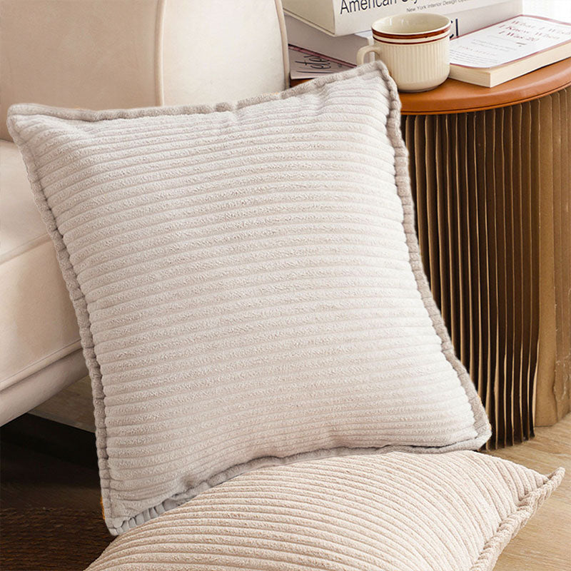 CozyStripe Square Pillow