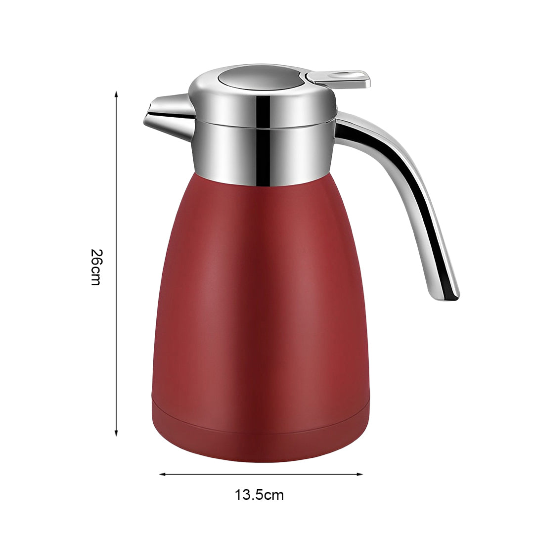 SOGA 1.8L Stainless Steel Kettle Red