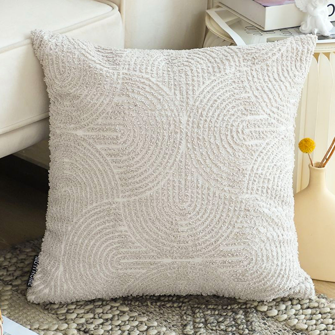 Luxe Gray Throw Pillow