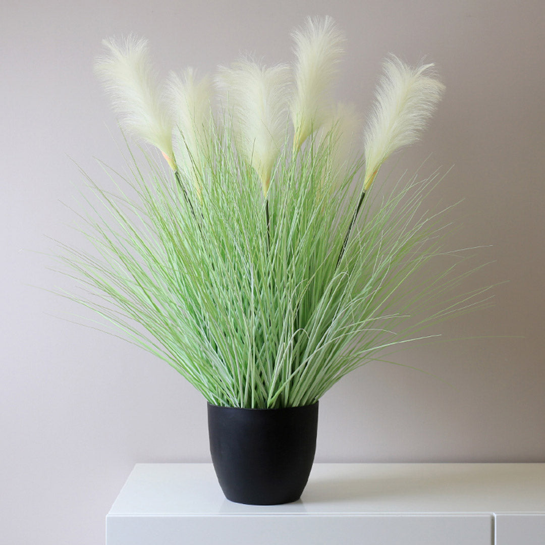 SOGA 137cm Artificial Indoor Potted Bulrush Grass Tree