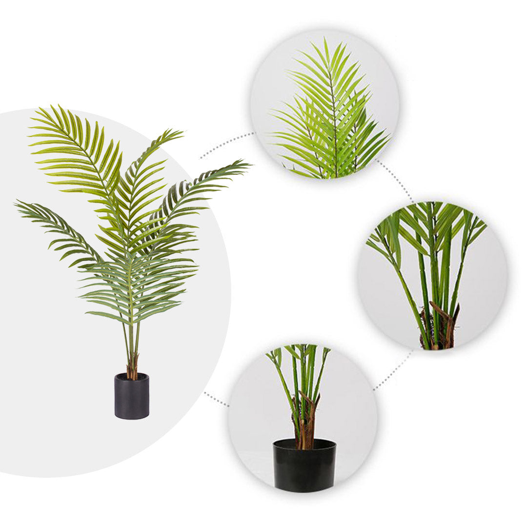 SOGA 120cm Artificial Rogue Areca Palm Tree