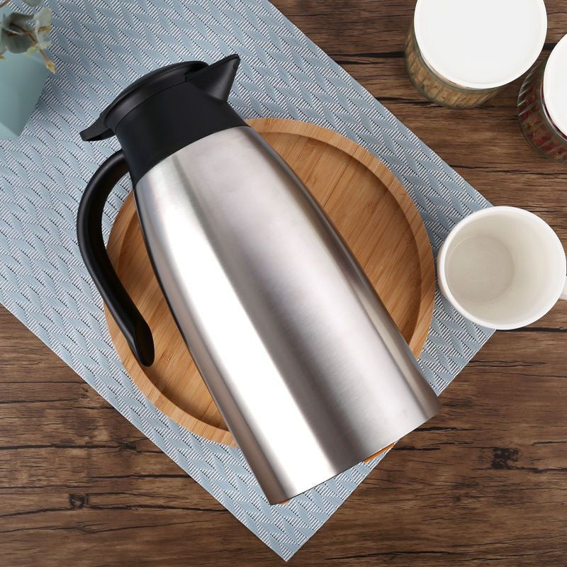 SOGA 2.0L Silver Color 3-Layer Stainless Steel Vacuum Durable Thermal Flask