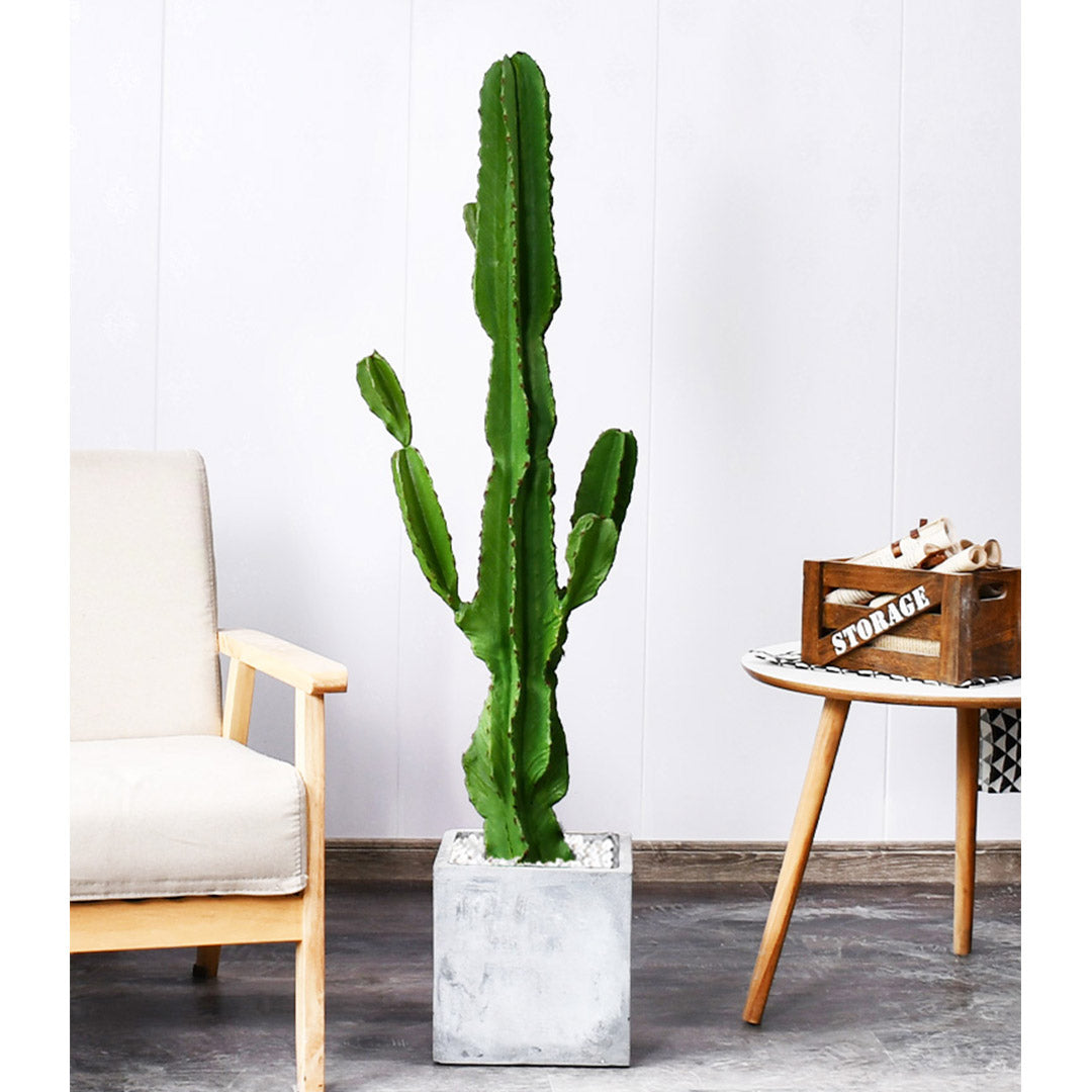 SOGA 120cm Artificial Indoor Cactus Tree 6 Heads