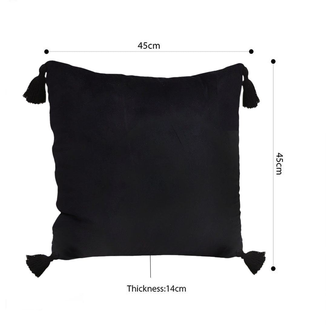 BlackOpulence Throw Pillow