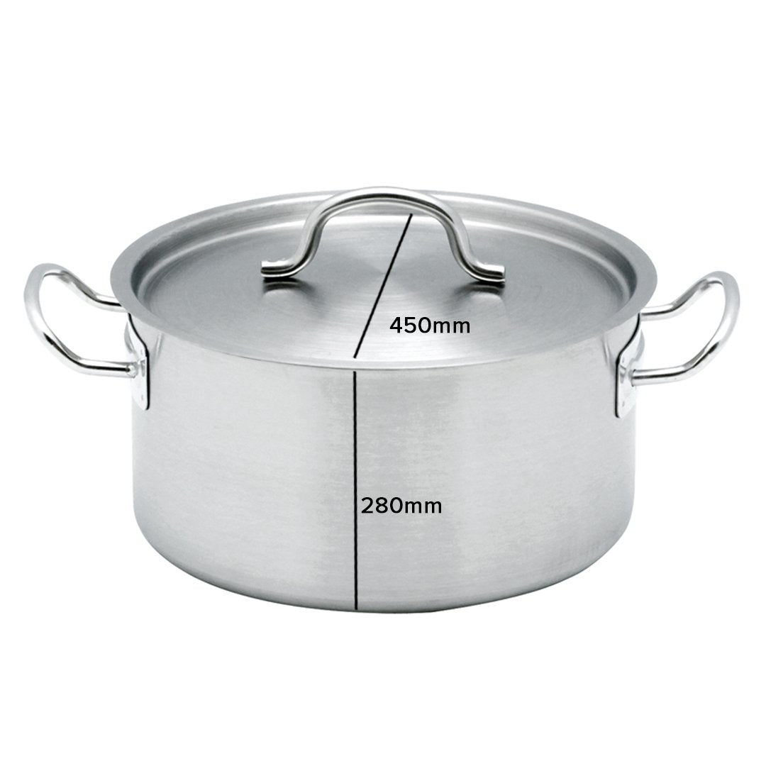 44L Top Grade 18/10 Stainless Steel Stockpot