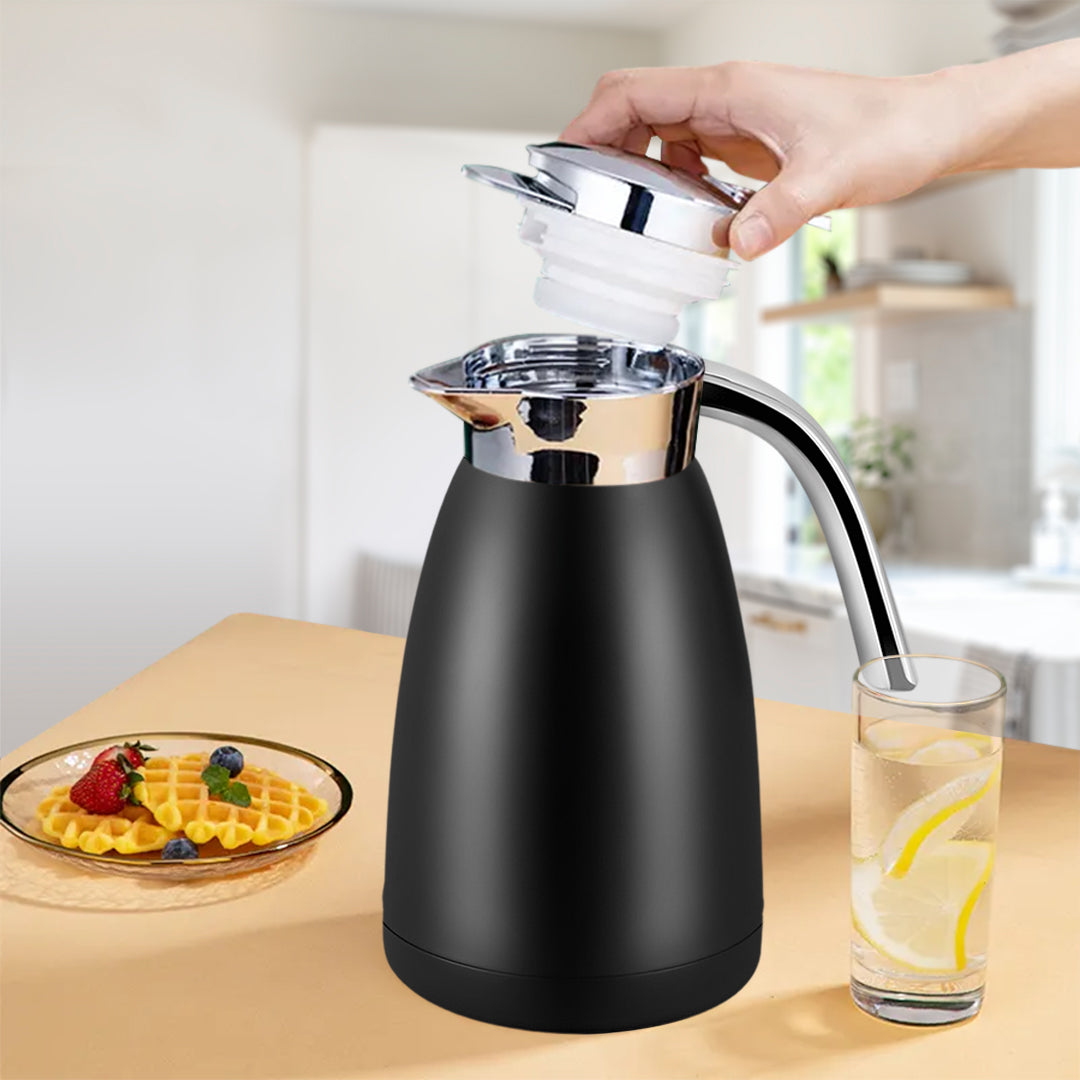 SOGA 1.2L Stainless Steel Kettle Black