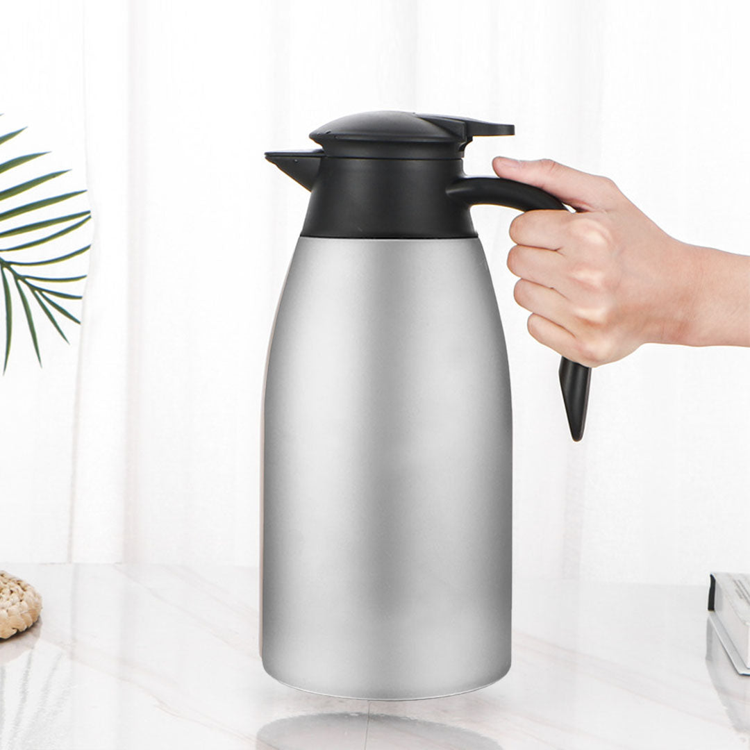 SOGA 1.5L Silver Color 3-Layer Stainless Steel Vacuum Durable Thermal Flask