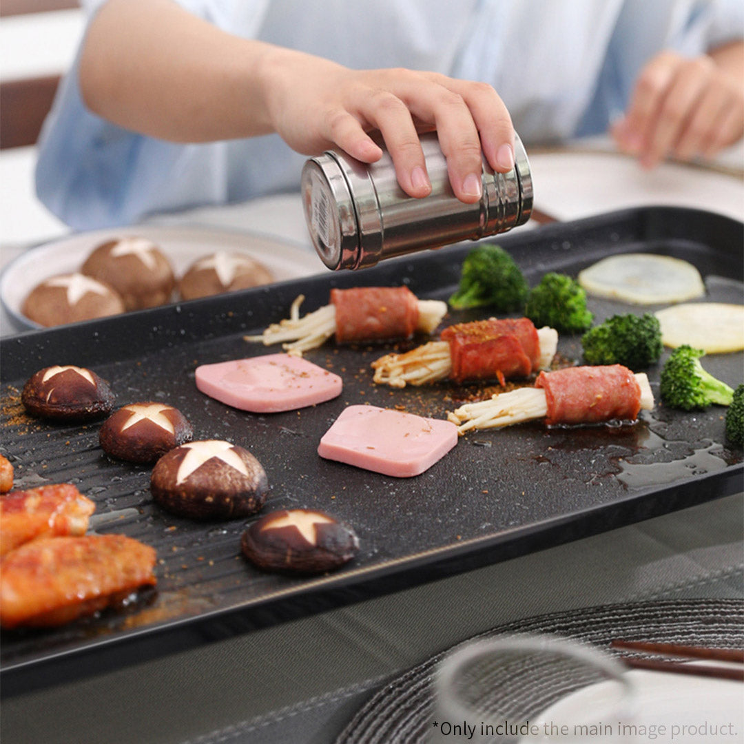 48cm Electric BBQ Grill Non-stick Hot Plate 3-5 Person