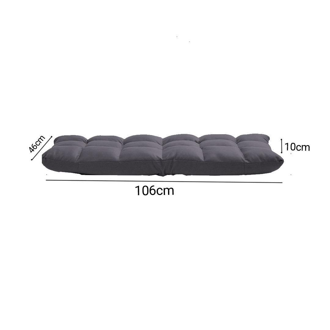 Air Leather Recliner Lounge Sofa Cushion Grey