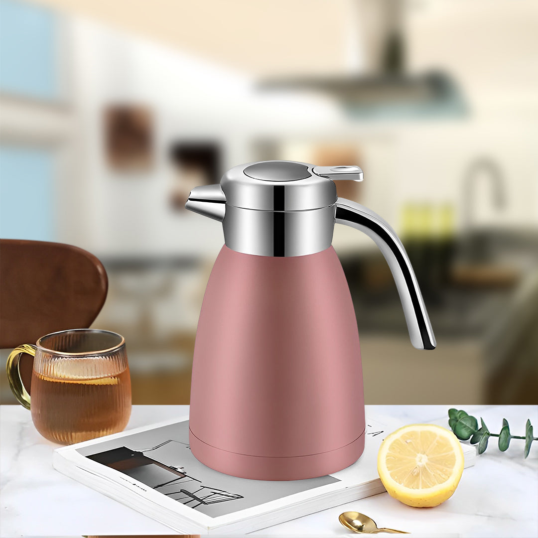 SOGA 1.2L Stainless Steel Kettle Pink