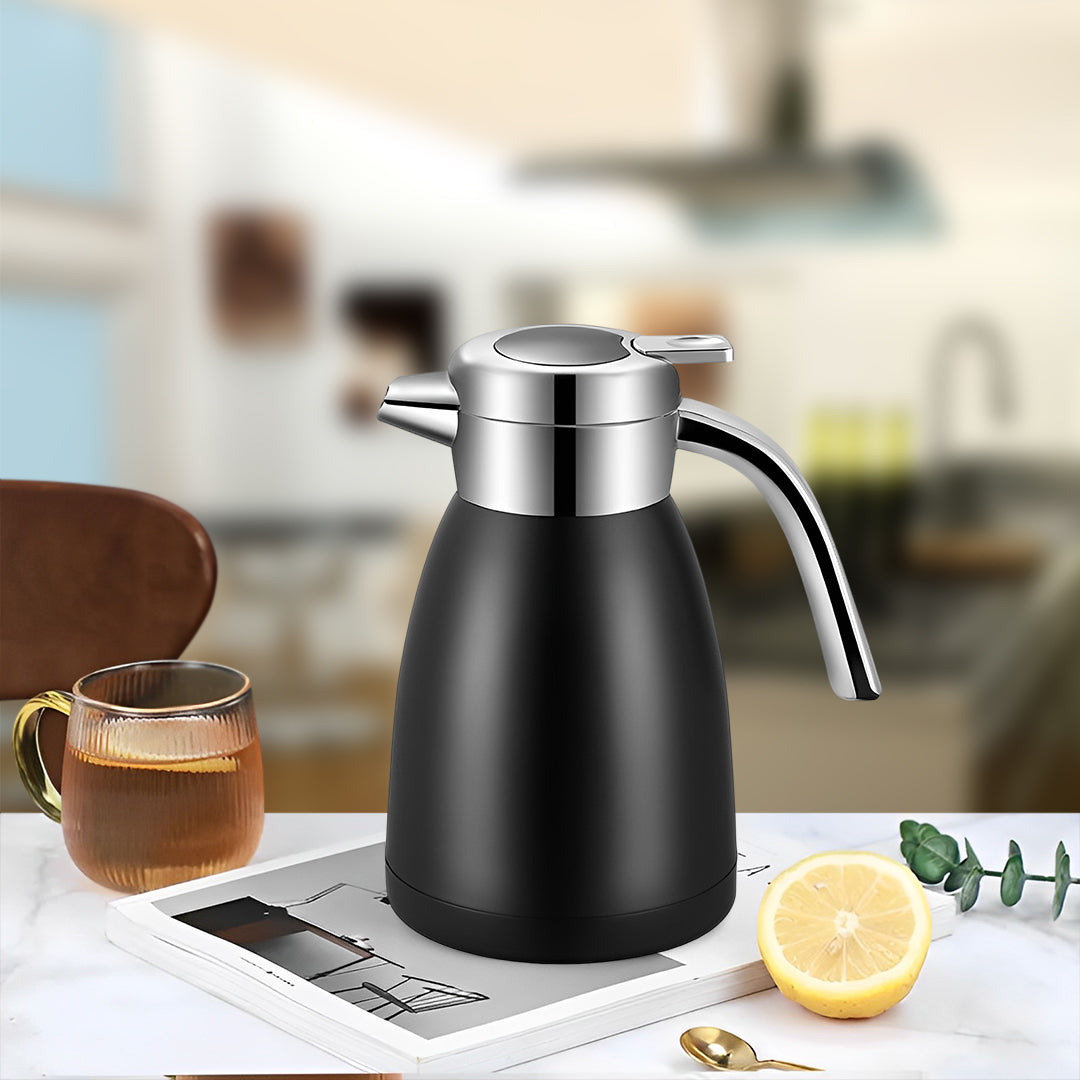 SOGA 1.2L Stainless Steel Kettle Black