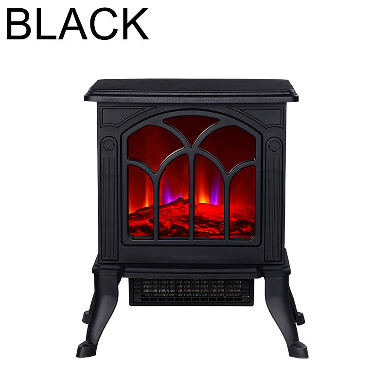 Hyundai- Simulated Flame Electric Fireplace Heater