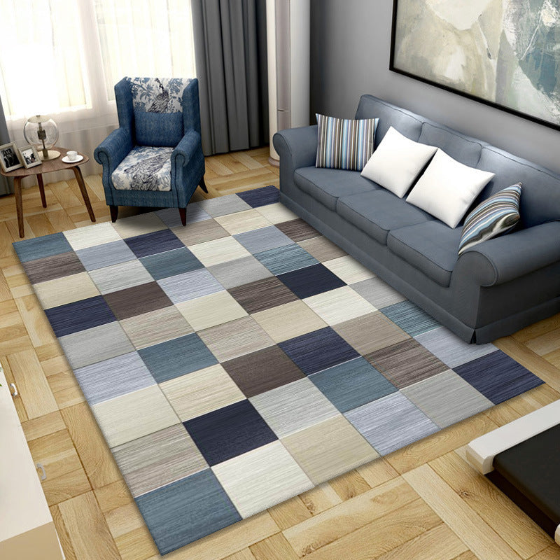 Geometric print carpets