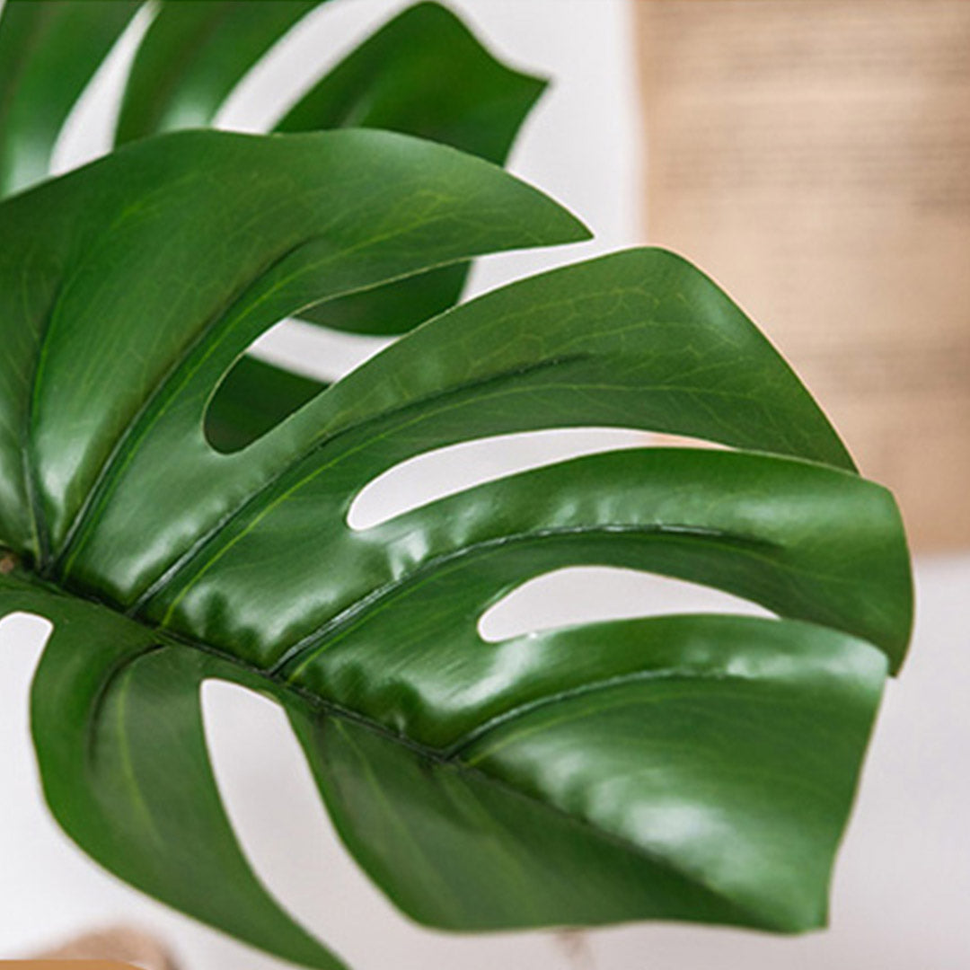 160cm Artificial Turtle Back Plant – leaf close up