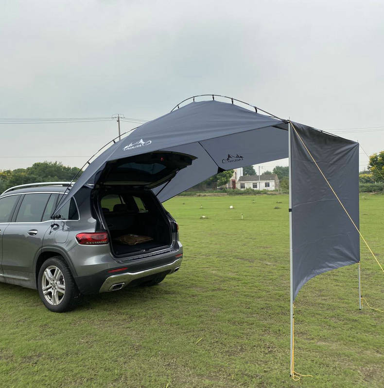 Nomad Car Side Canopy: Self-Driving Camping Sunshade & Rear Tent