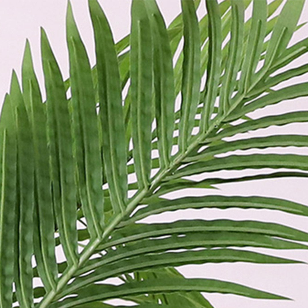 165cm Artificial Swallowtail Sunflower Plant- close up of one leaf