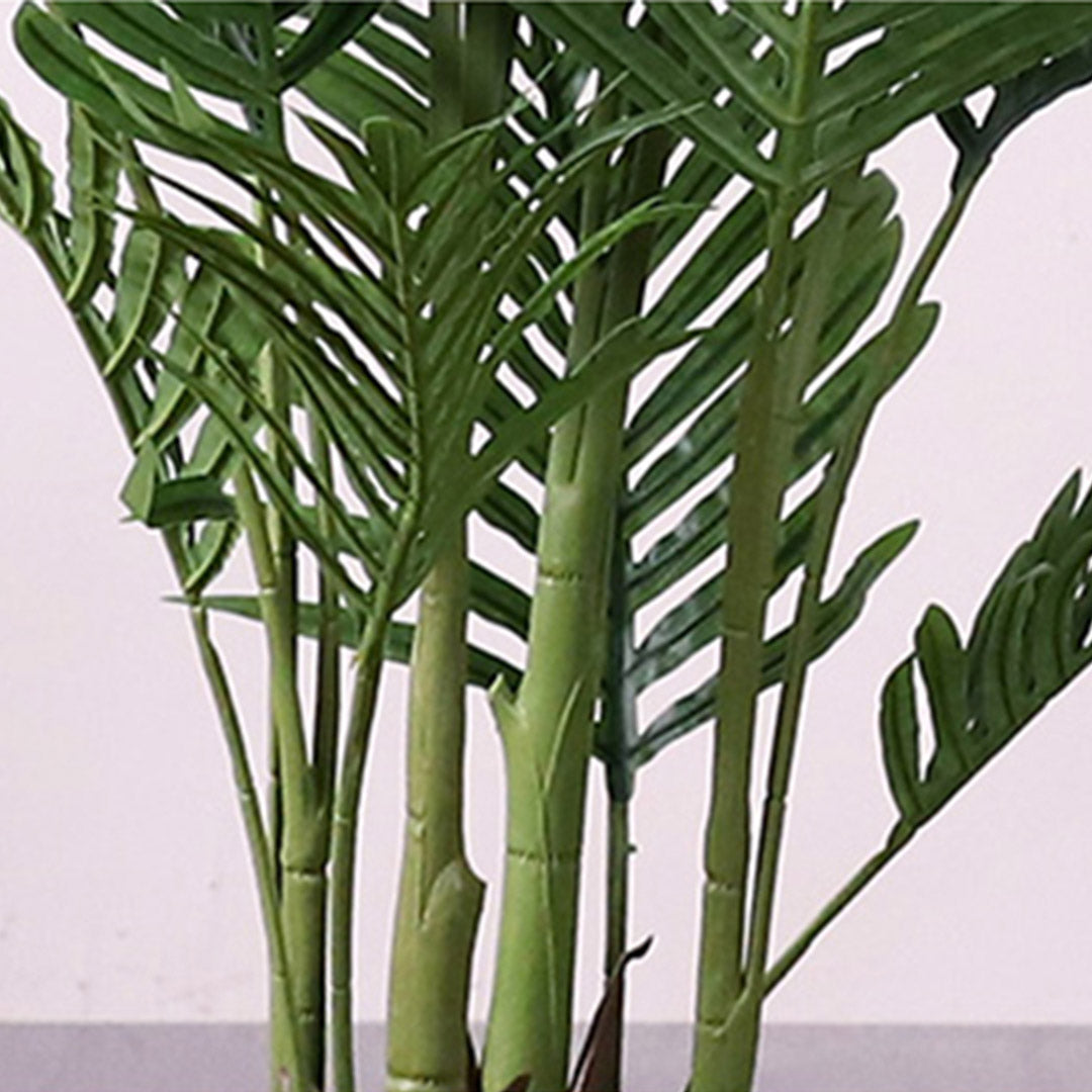 165cm Artificial Swallowtail Sunflower Plant- close up of trunk