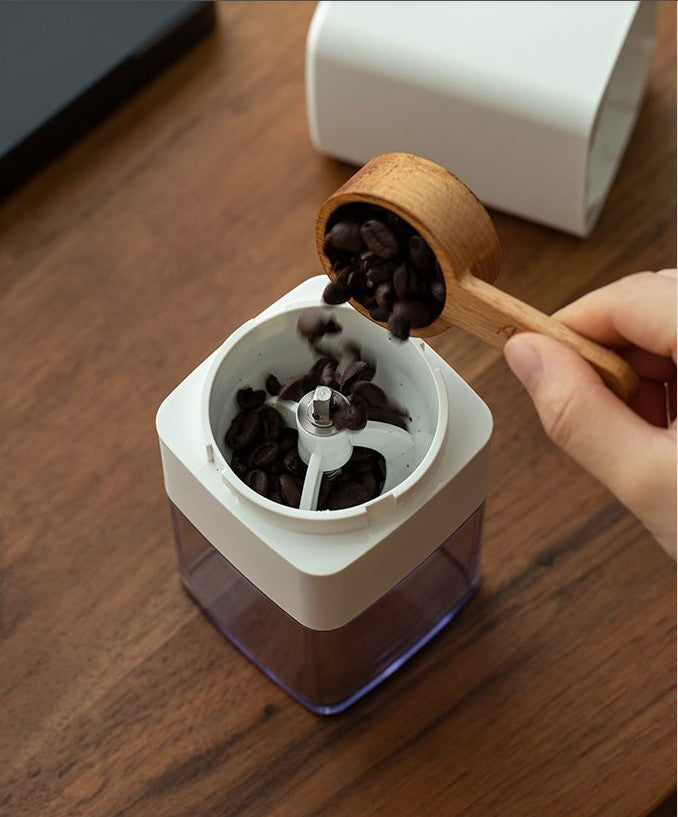 Square Electric Coffee Bean Grinder- USB