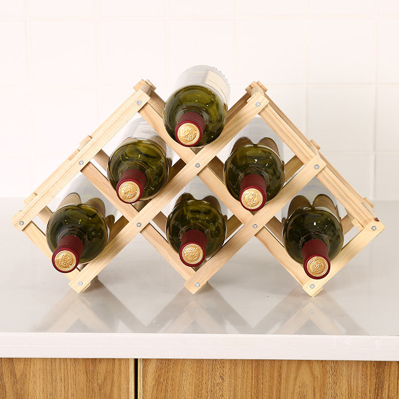 Wooden Wine Rack-Foldable