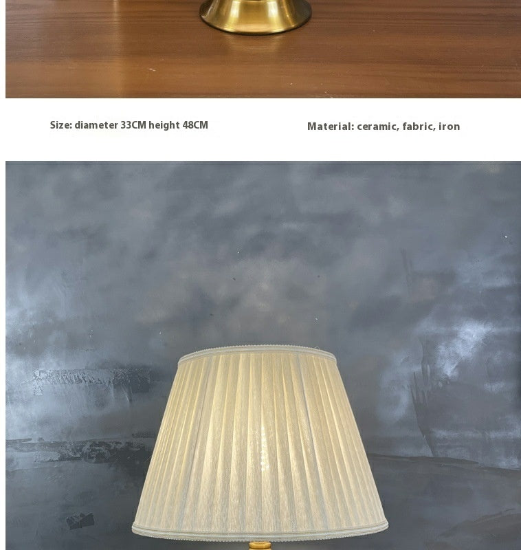 Bronze Ceramic Table Lamp