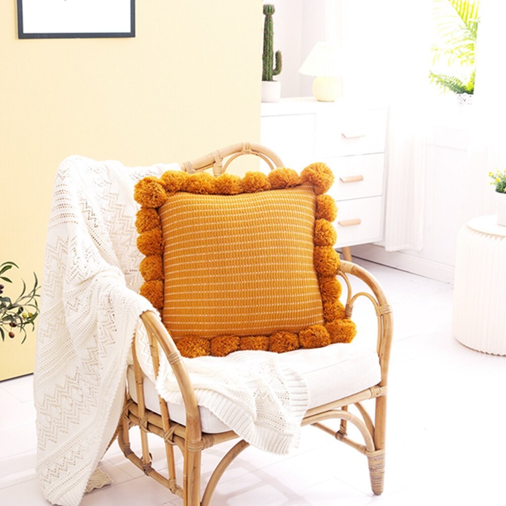 Luxury Knitted Throw Pillow