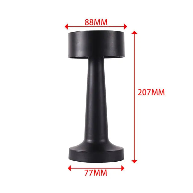 Retro Bar Desk Table Lamp Rechargeable Wireless Touch Sensor