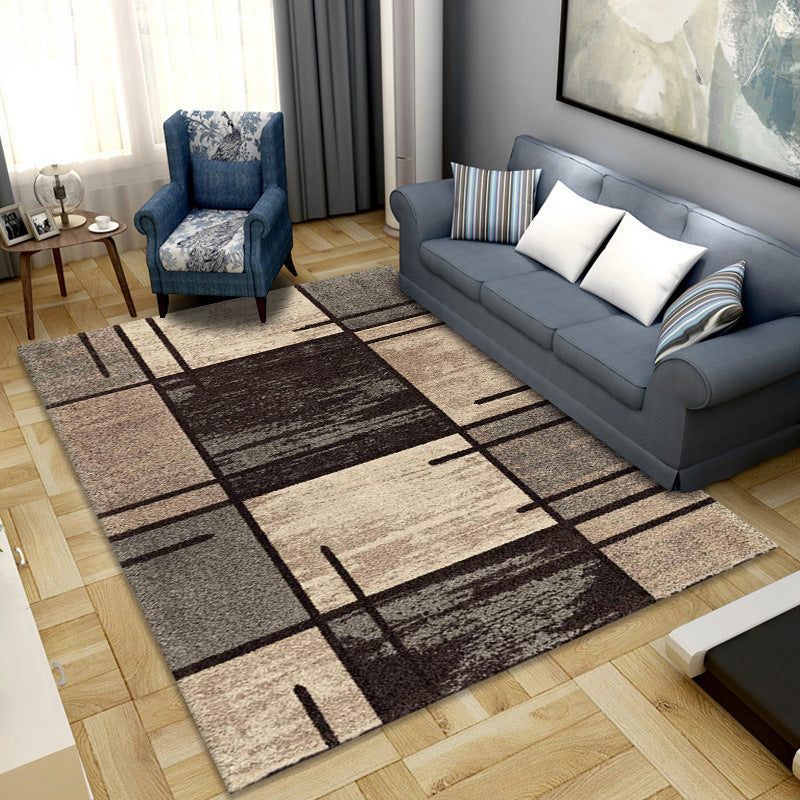 Geometric print carpets