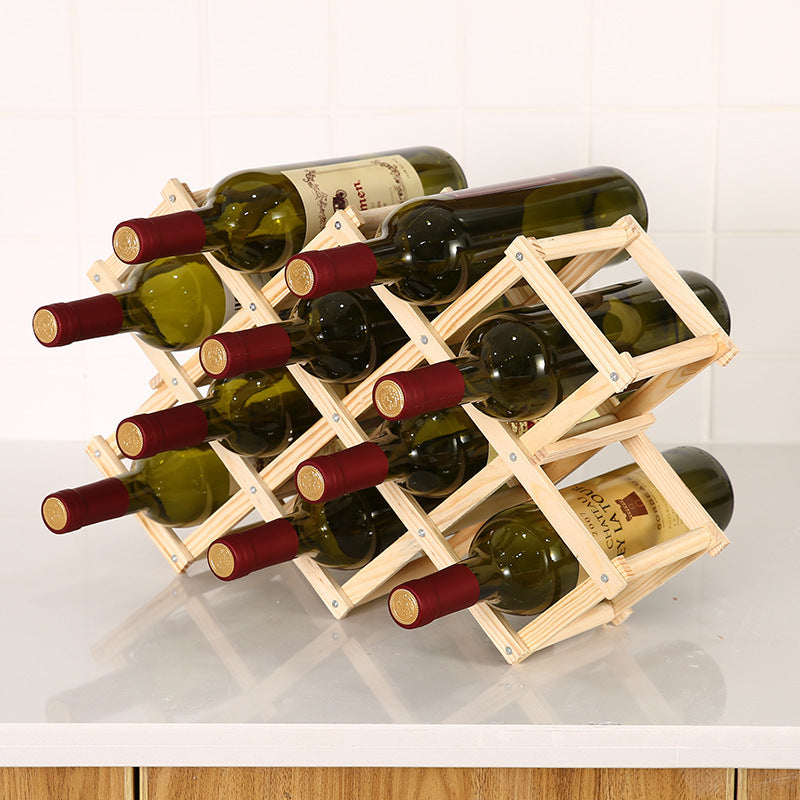 Wooden Wine Rack-Foldable