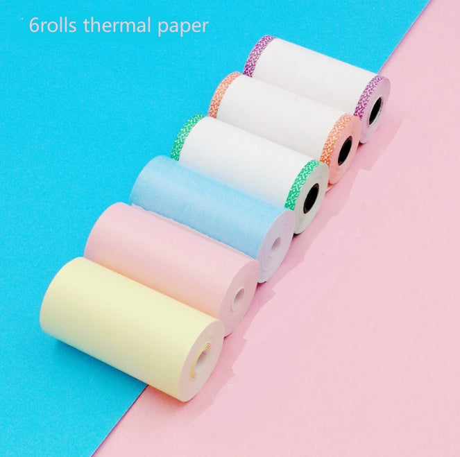 Mini Bluetooth Wireless Thermal Printer Paper Sticker Label Printer