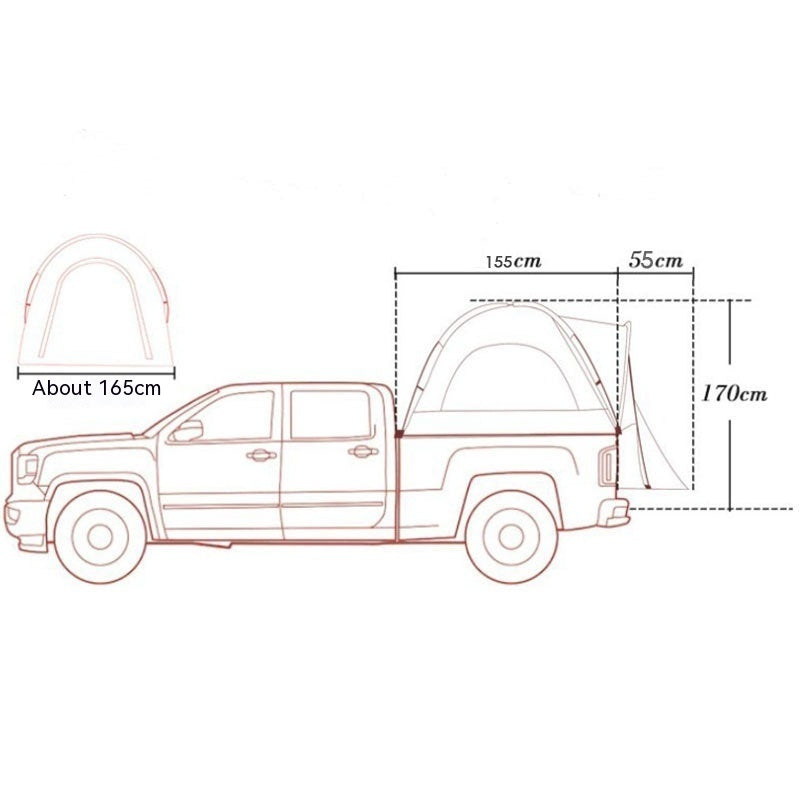 Multi-function Tent For Outdoor- Rear Box