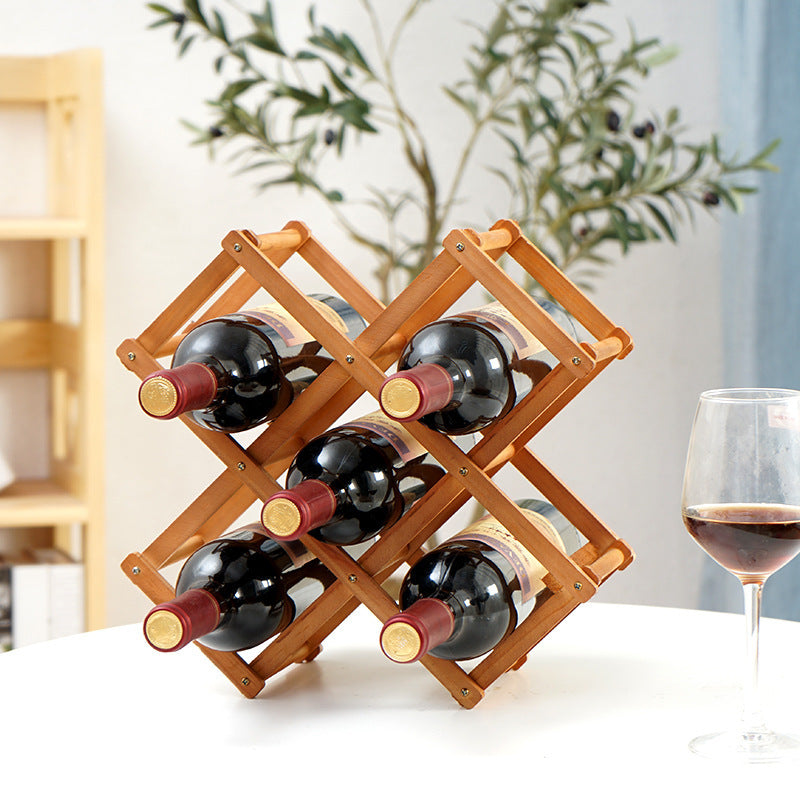 Folding Wine Rack