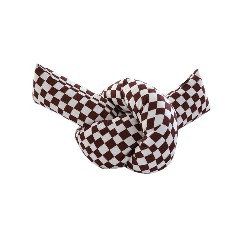 Checkerboard Twist Sofa Decorative Cushions