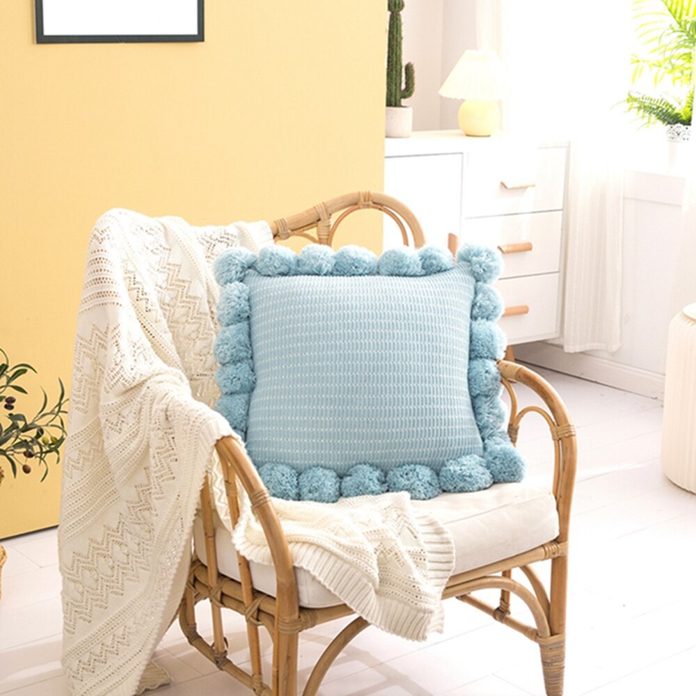 Luxury Knitted Throw Pillow